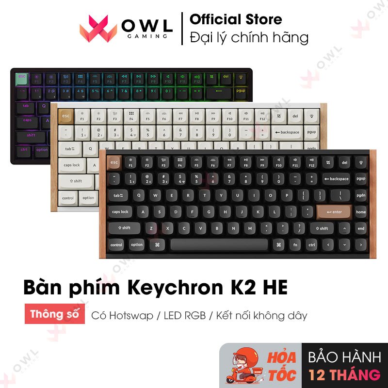 Bàn phím Keychron K2 HE Wireless (Hàng chính hãng) | Shopee Việt Nam