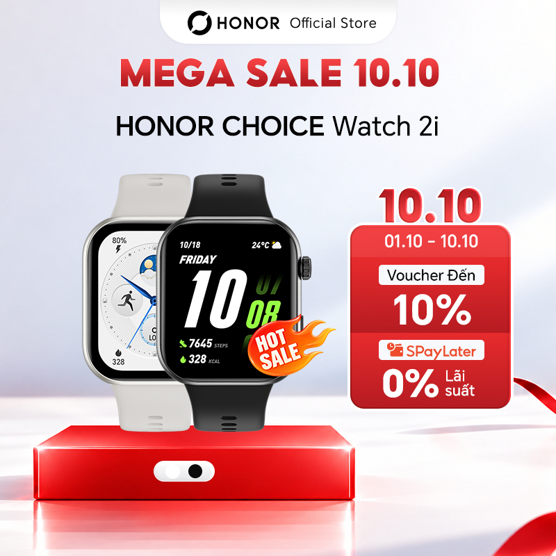 Đồng Hồ Thông Minh HONOR Choice Watch 2i | Màn hình 1.85 " AMOLED, Pin 14 ngày
