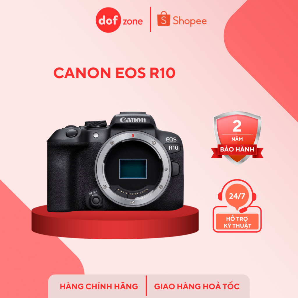 Máy Ảnh Canon EOS R10 + Kit - Hàng Mới Chính Hãng Bảo Hành 24 Tháng | Shopee Việt Nam