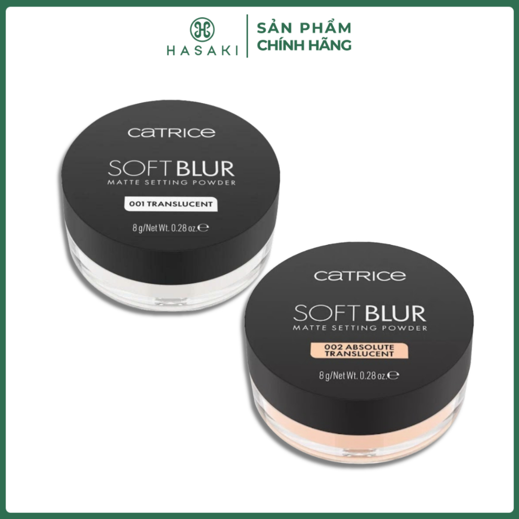 Phấn Phủ Catrice Mỏng Nhẹ Kiềm Dầu 8g Soft Blur Matte Setting Powder Hasaki Sản Phẩm Chính Hãng