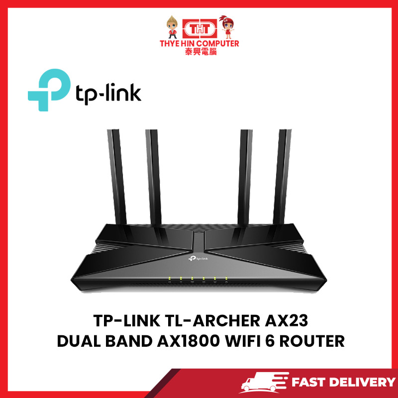 TP-LINK TL-ARCHER AX23 DUAL BAND AX1800 WIFI 6 ROUTER