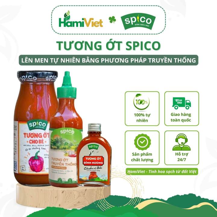 Tương ớt Phúc Lộc Thọ Spico 330g lên men bằng phương pháp truyền thống, không hóa chất và an toàn | Lazada Việt Nam