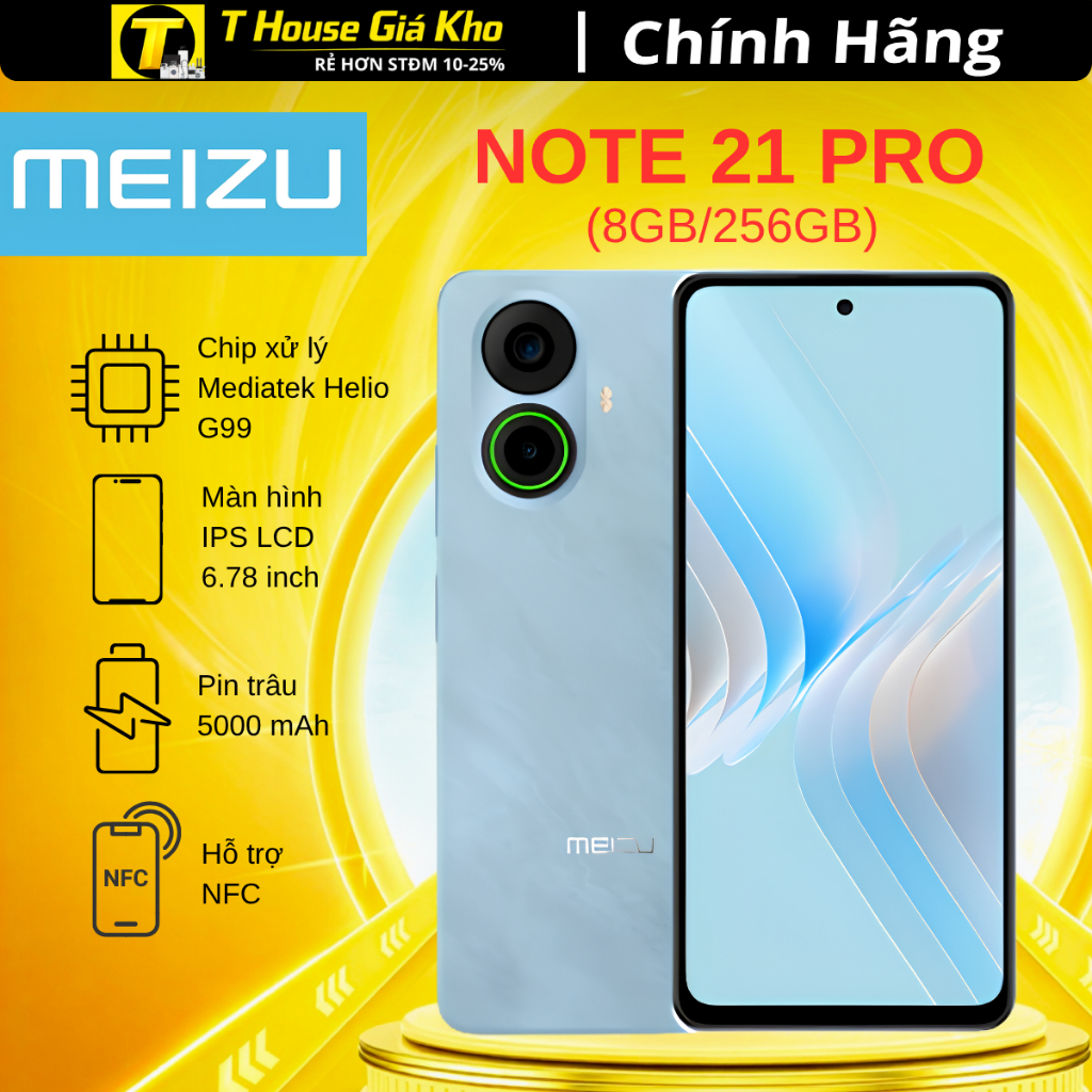 Điện Thoại Meizu Mblu Note 21 Pro NFC 8GB/256GB - Hàng Chính Hãng Nguyên Seal | Shopee Việt Nam