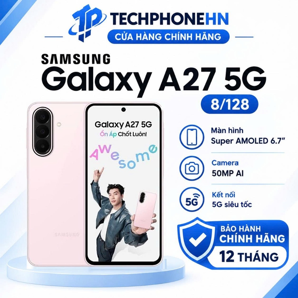 Điện thoại Samsung Galaxy A27 5G 6GB/128GB | Shopee Việt Nam