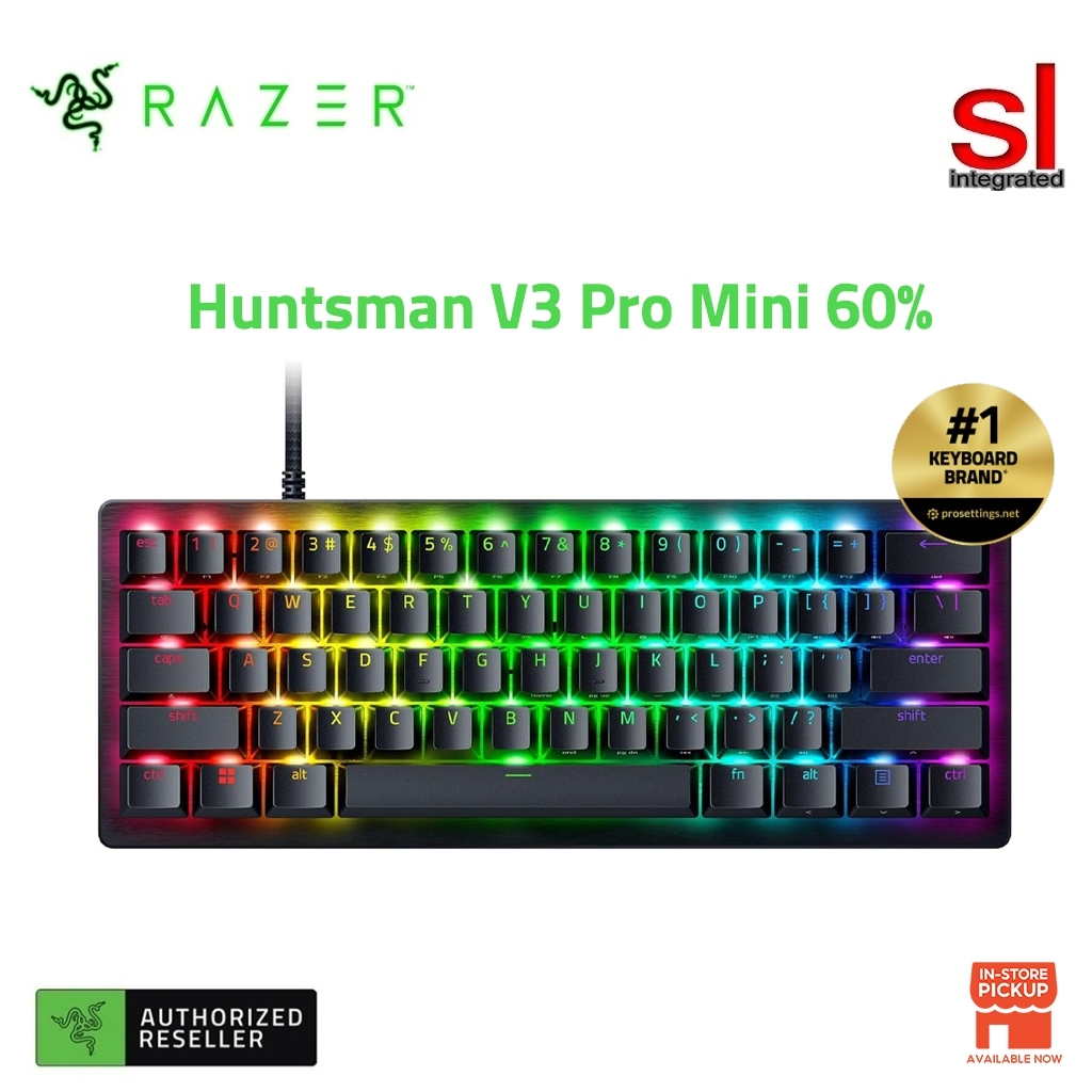 Razer Huntsman V3 Pro Mini 60% 8KHZ Analog Optical Esports Gaming Keyboard