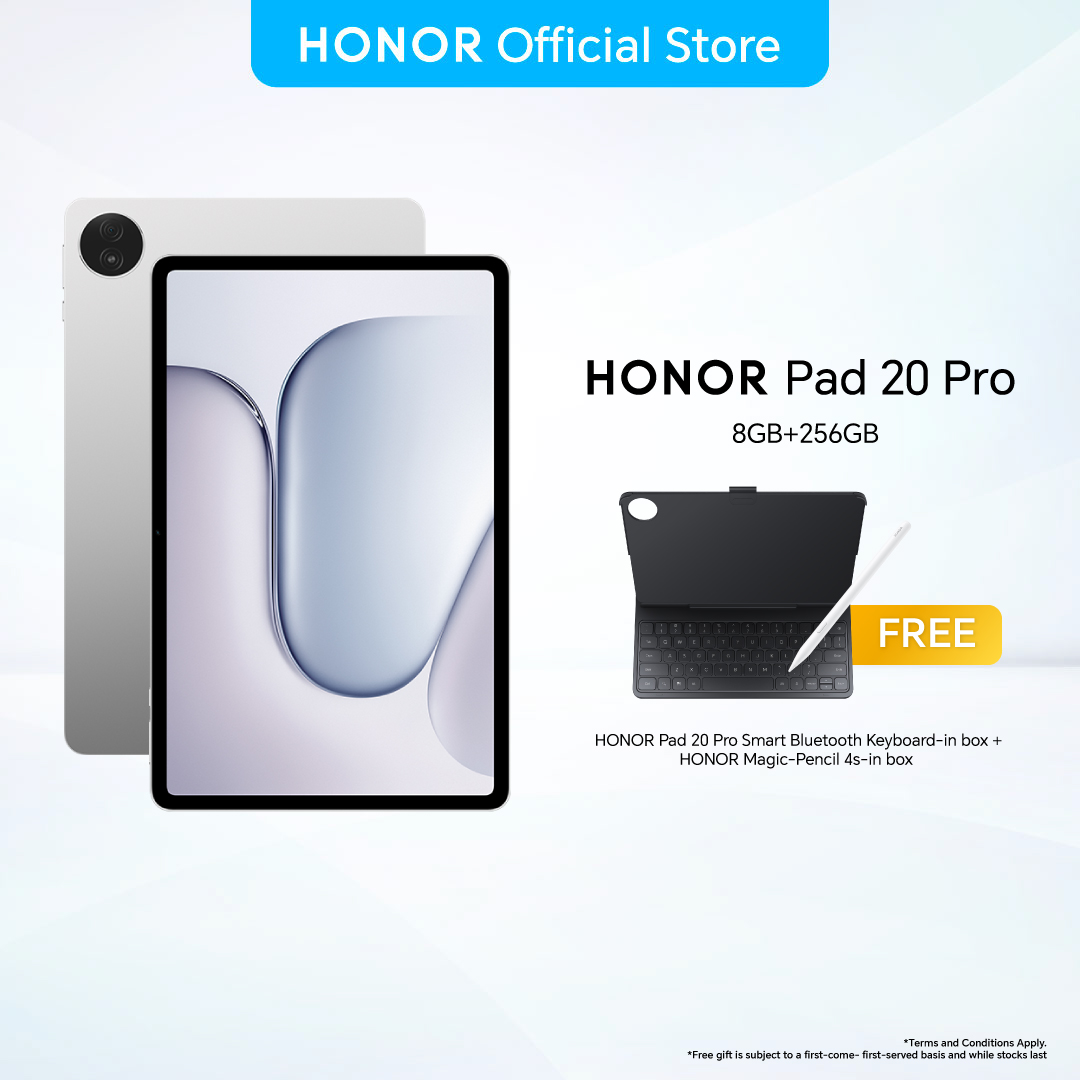[NEW] HONOR Pad 20 Pro Paperlike Edition 12.1 Inch WIFI 8GB+256GB | 3K 165Hz HONOR Paperlike Display | Snapdragon 8s Gen 4 Chipset
