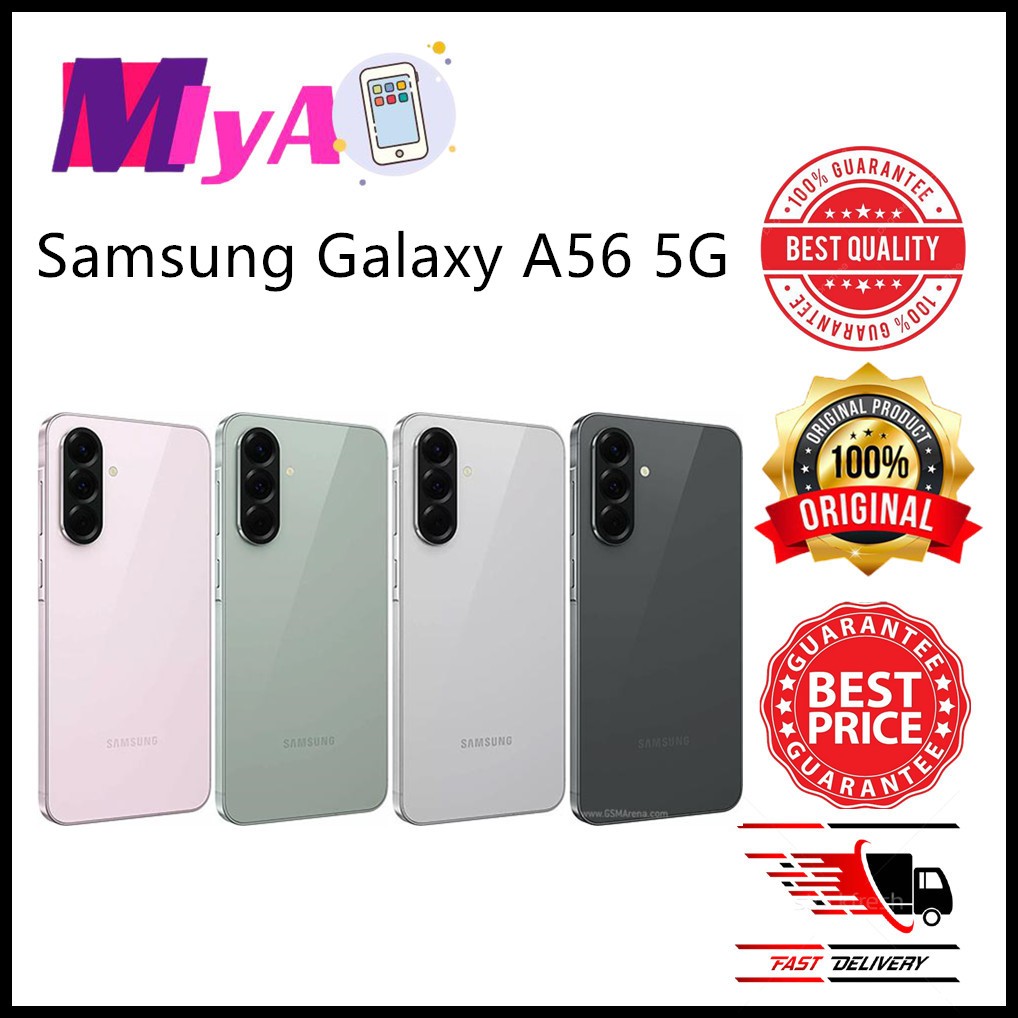 Malaysia Set -Samsung Galaxy A56 5G (12+256GB)/50 MP/ 6.7 inches/Super AMOLED/1 Year Warranty By Samsung Malaysia