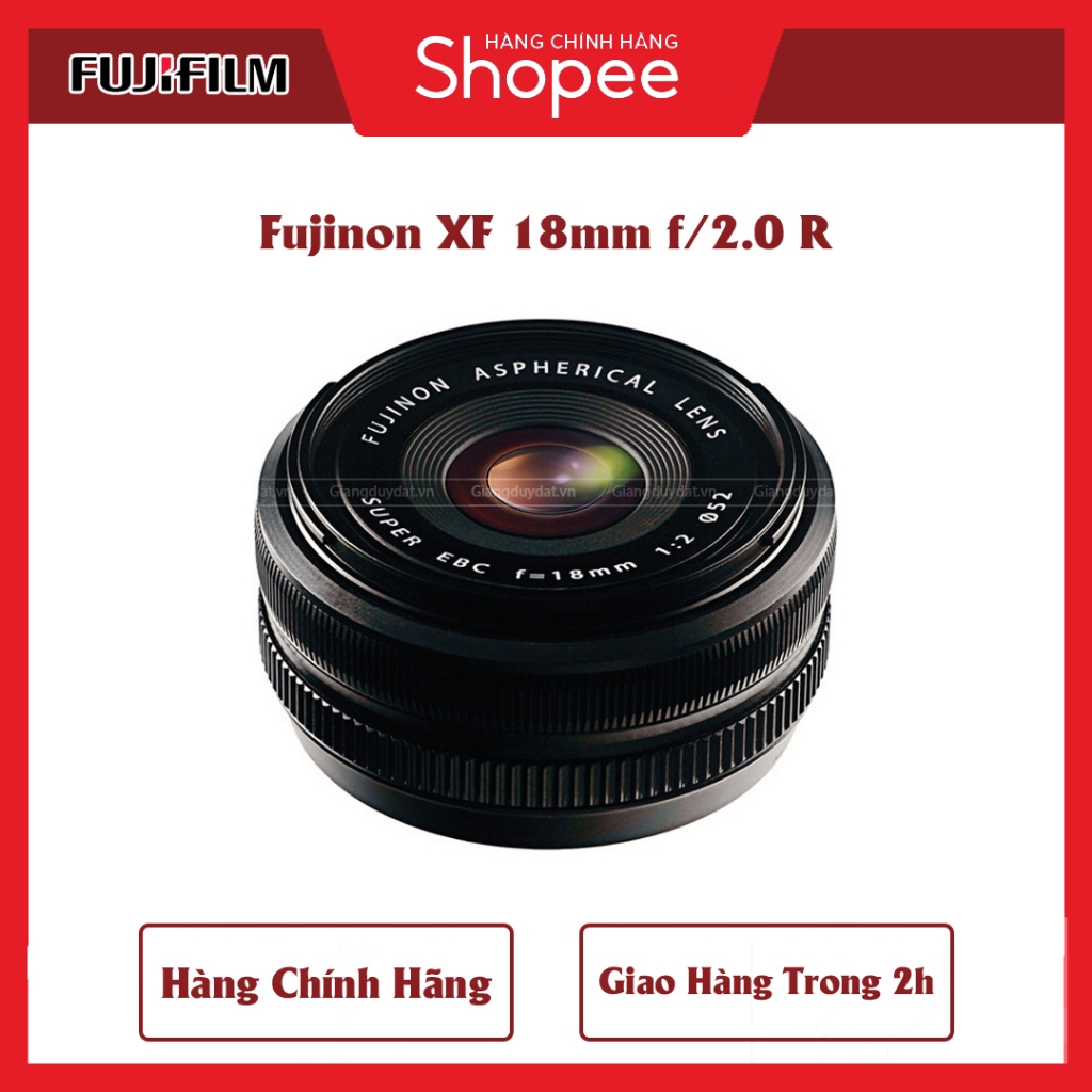 Ống Kính Fujifilm XF 18mm f/2.0 R - Chính Hãng | Shopee Việt Nam