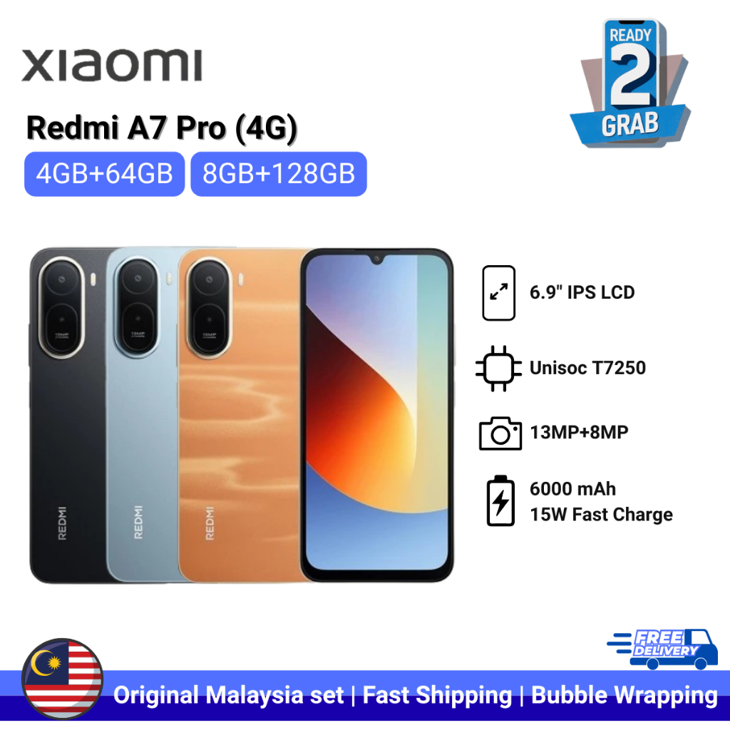 REDMI A7 Pro (4GB+64GB/128GB) Original Xiaomi Malaysia Set with 1 year warranty
