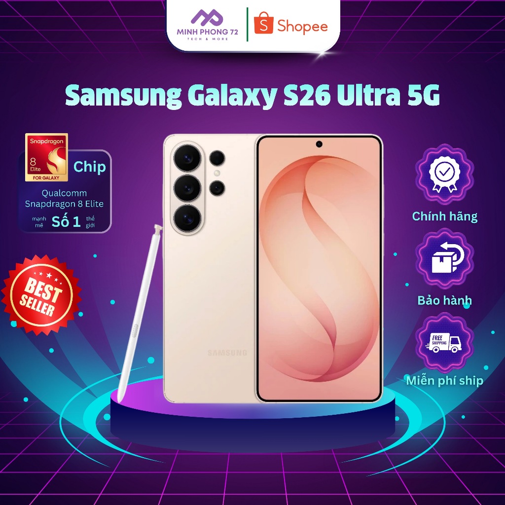 Điện Thoại Samsung Galaxy S26 Ultra 5G | Hàng Chính Hãng Việt Nam | Shopee Việt Nam