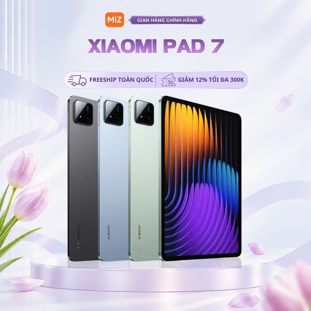Máy tính bảng Xiaomi Pad 7 8/128GB - 8/256GB màn hình 11.2" 3.2K 144Hz - SD7 - Hyper AI - chính hãng bảo hành 18 tháng | Shopee Việt Nam