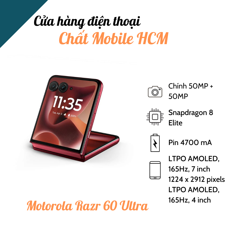 Điện Thoại Motorola Razr 60 Ultra ( Razr Ultra 2025) 16/512GB | Shopee Việt Nam