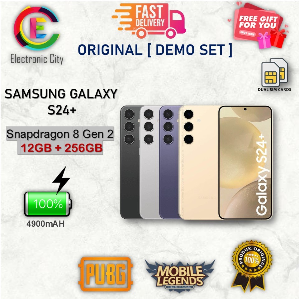 [ DEMO SET ] ORIGINAL SAMSUNG GALAXY S24+ ( 12GB + 256GB ) SNAPDRAGON 8 Gen 3