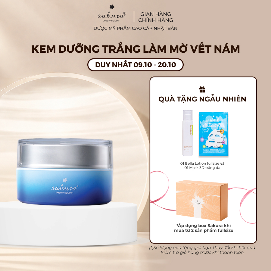 Kem dưỡng trắng da làm mờ vết nám Sakura Transforming Cream 30g