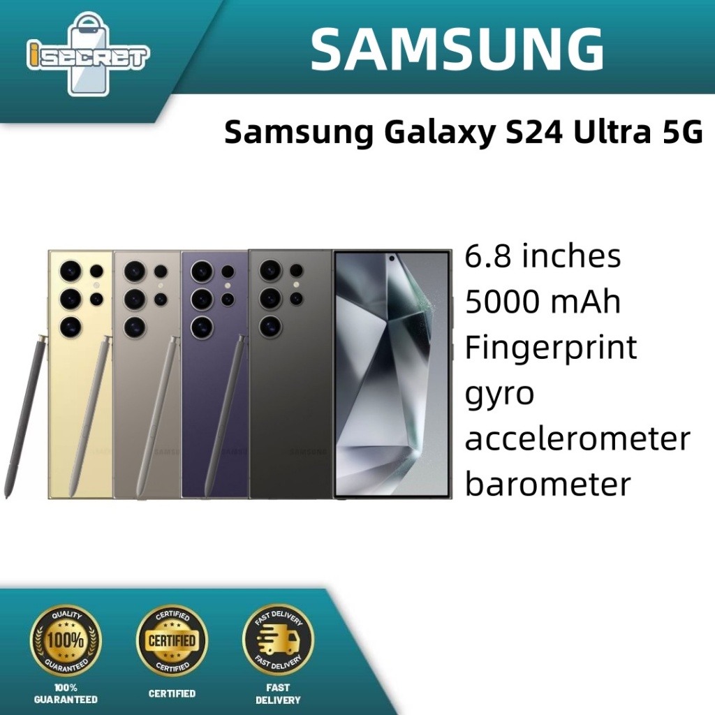 - [Malaysia Set] - Samsung Galaxy S24 Ultra 5G / S24+ 5G / S24 5G 1 Year Warranty By Samsung Malaysia