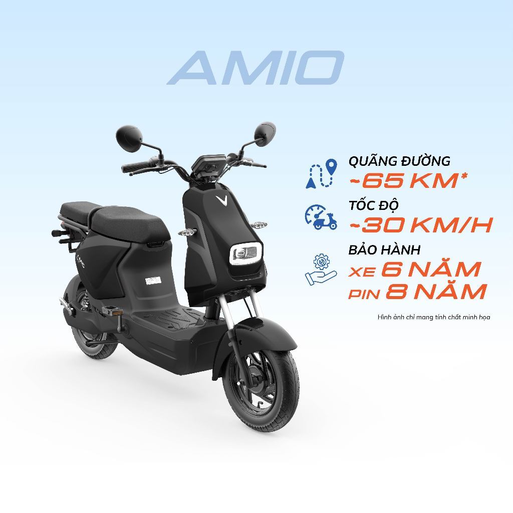 Xe máy điện VinFast Amio (nhận xe tại Hà Nội, Hải Phòng, TP.HCM) | Shopee Việt Nam