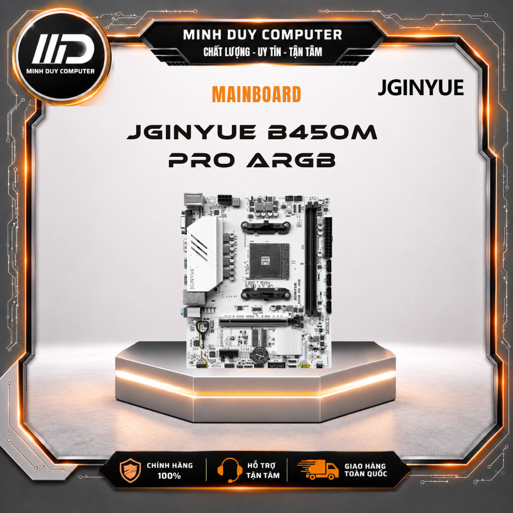 Mainboard B450M PRO ARGB JGINYUE - Chính Hãng - New - Bảo Hành 36 Tháng | Shopee Việt Nam
