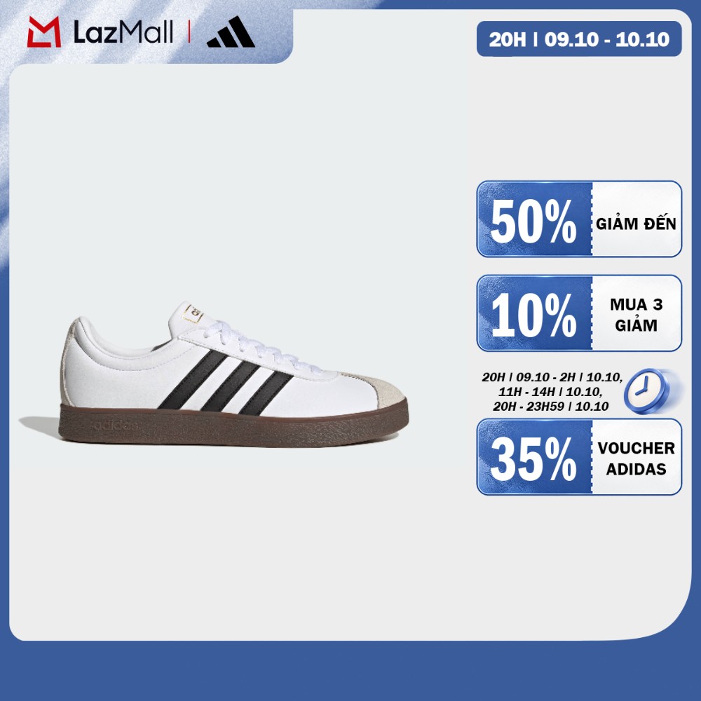 [20H 9.10-2H 10.10-VOUCHER 35%+MUA 3 GIẢM 10%] adidas Trượt ván & Phong cách sống Giày VL Court 2.0 Nam trắng ID6015