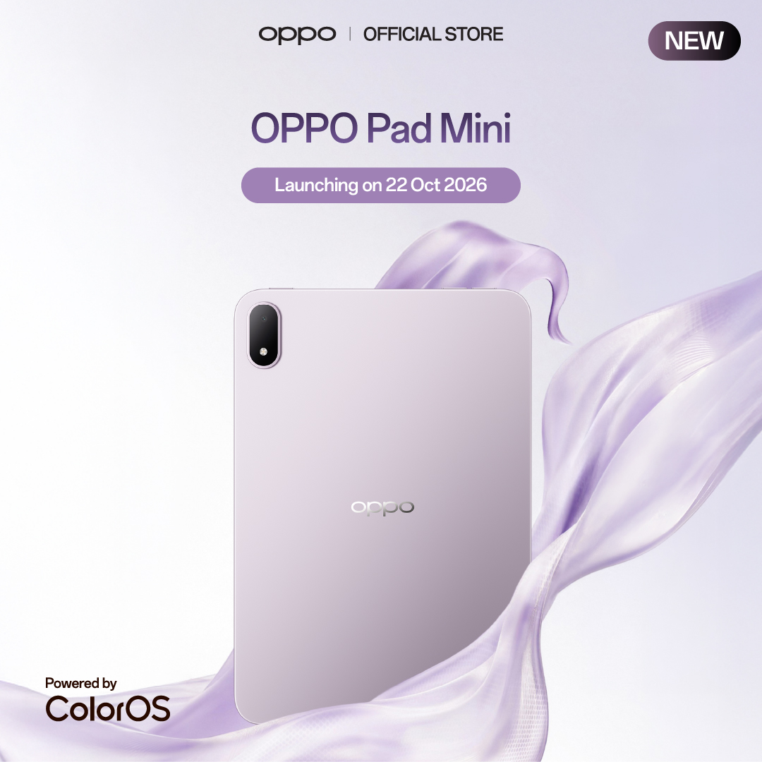 [Coming Soon from 22 October 2026] OPPO Pad Mini Tablet