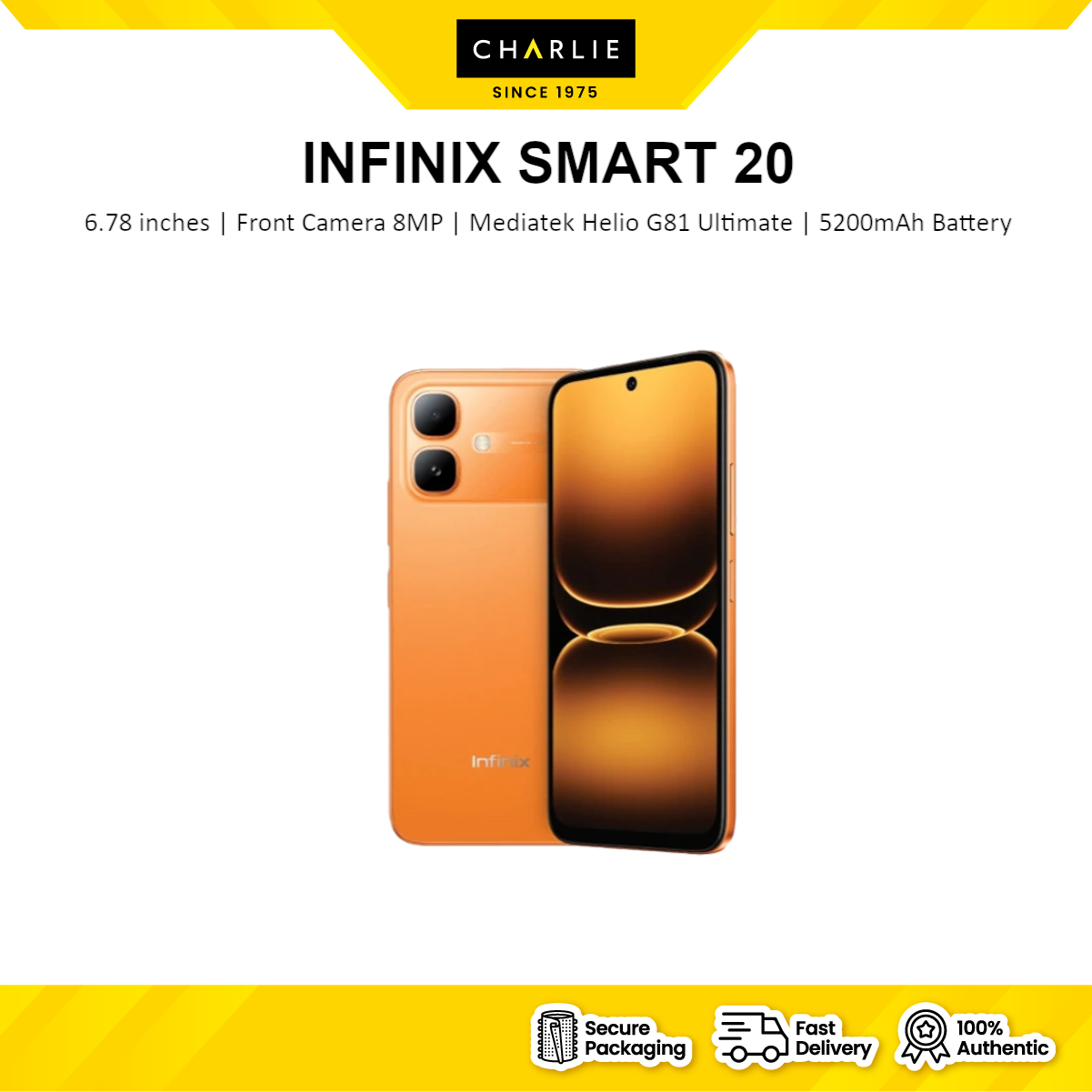 INFINIX SMART 20 SMARTPHONE (4GB RAM+64GB ROM) / (4GB RAM+128GB ROM) | ORIGINAL INFINIX MALAYSIA
