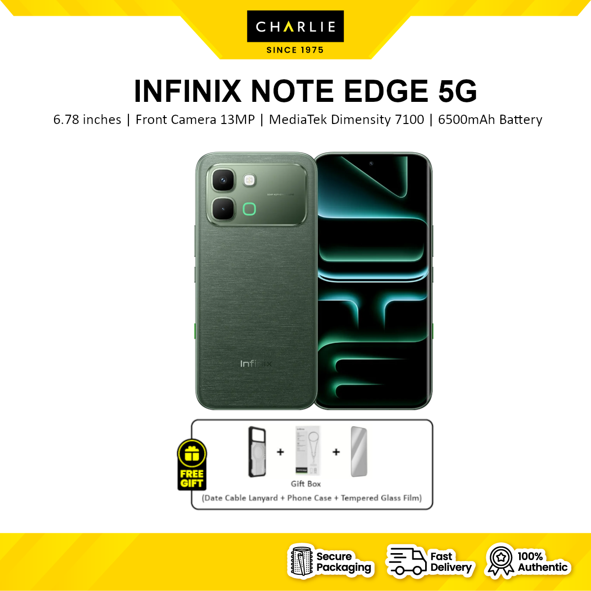 INFINIX NOTE EDGE 5G SMARTPHONE (8GB RAM+256GB ROM) | ORIGINAL INFINIX MALAYSIA