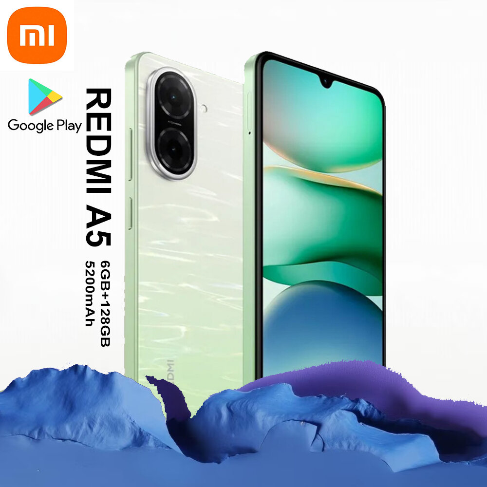 Redmi | Redmi A5 15W Wired Fast Charging Smartphone 32MP Rear Camera 1080P 30FPS Video Recording Dual SIM