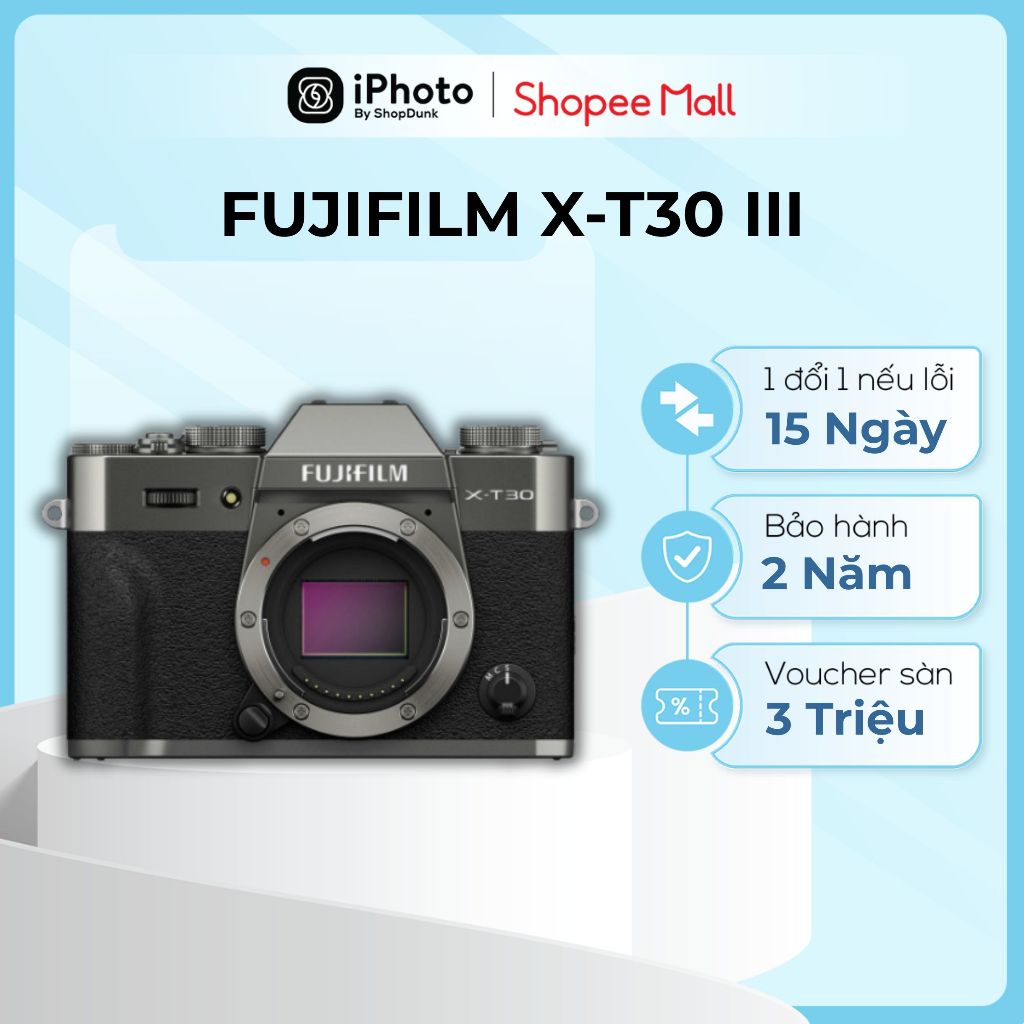 Máy Ảnh Fujifilm X-T30 III Chính Hãng – Mirrorless Gọn Nhẹ Bảo Hành 2 Năm | Shopee Việt Nam