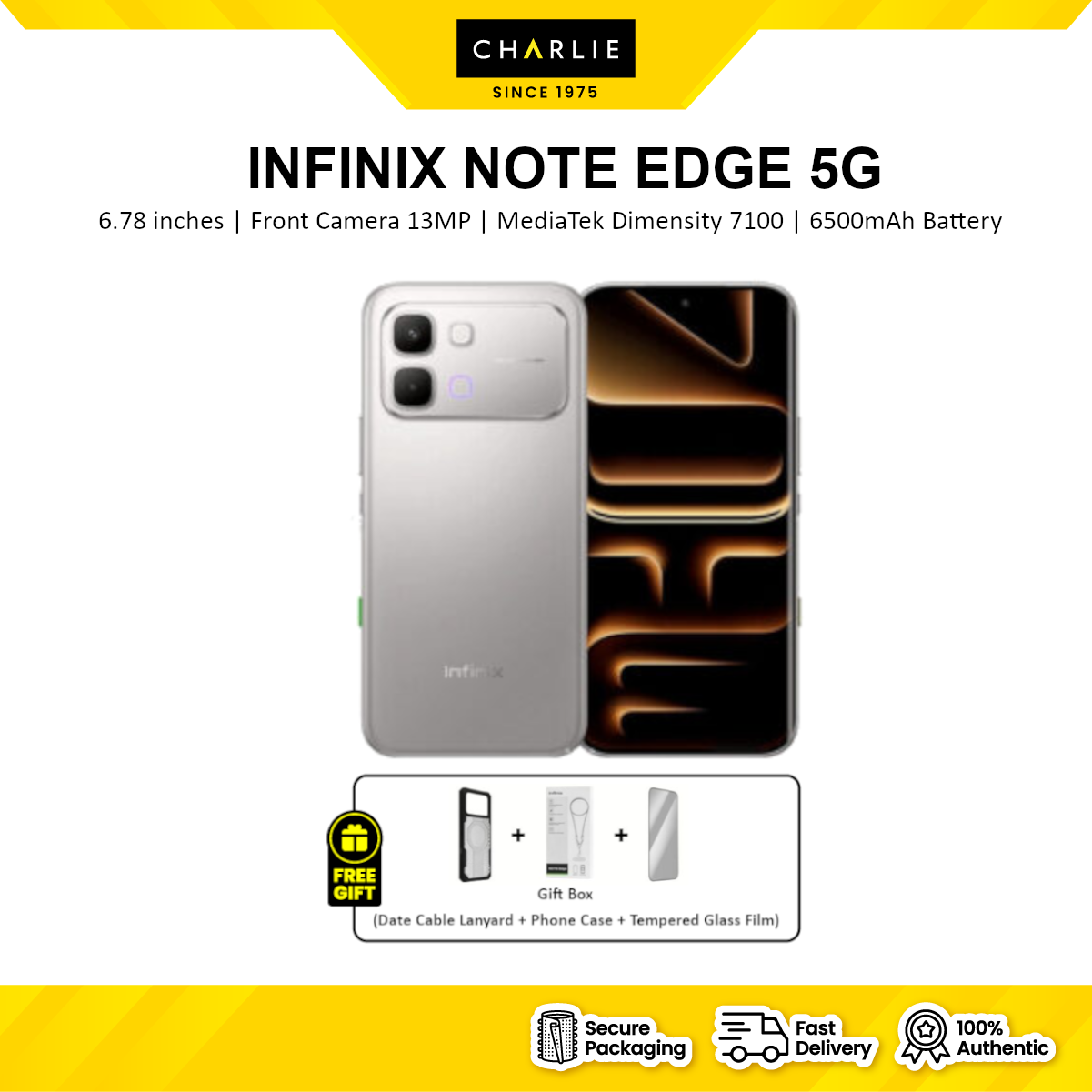 INFINIX NOTE EDGE 5G SMARTPHONE (8GB RAM+256GB ROM) | ORIGINAL INFINIX MALAYSIA