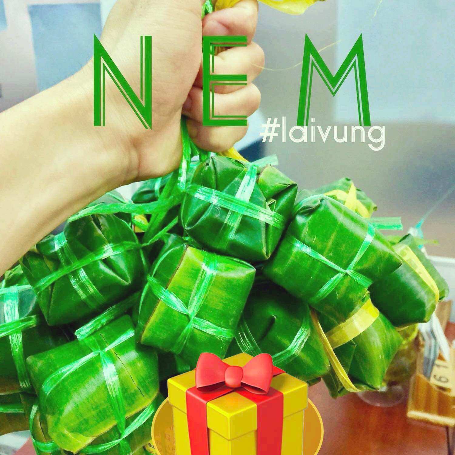 NEM LAI VUNG VỊ NGỌT VỪA ĂN GÓI LÁ TRUYỀN THỐNG ĐỒNG THÁP