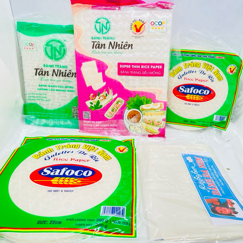 Bánh tráng Tân Nhiên siêu mỏng không cần nhúng nước 120g | Shopee Việt Nam