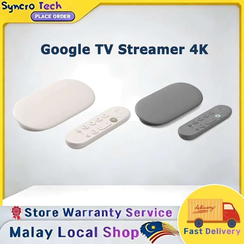 Google TV Streamer 4K 32 GB of Storage Fast Streaming Entertainment on Your TV with Voice Search Smart Home Control