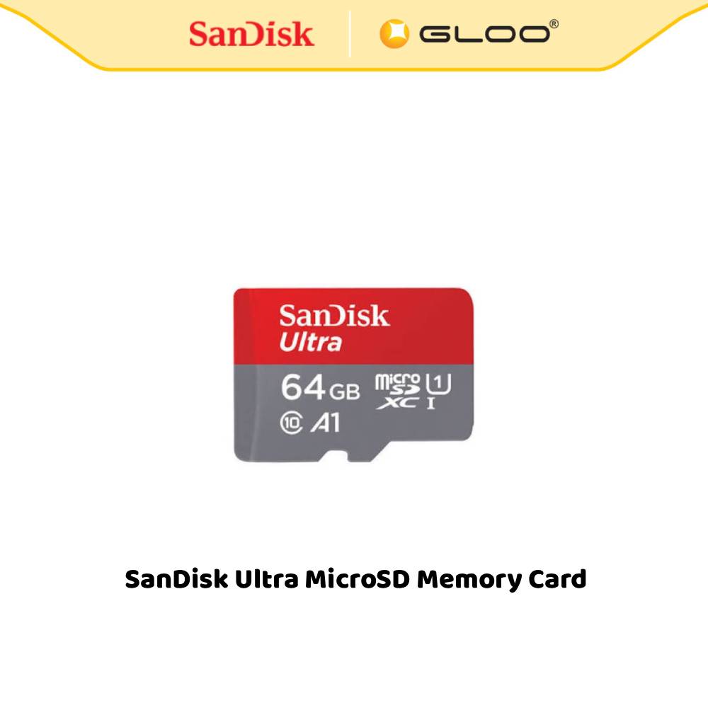 SanDisk Ultra MicroSD 64GB/128GB/256GB Memory Card (SDSQUAB)