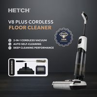 【SIRIM】HETCH V8 Plus Cordless Floor Cleaner | Wet & Dry Vacuum & Mop | Vakum & Mop Basah & Kering Tanpa Wayar