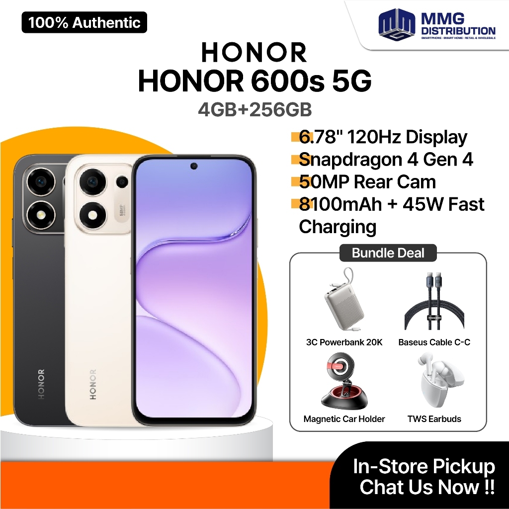 HONOR 600s 5G | 4GB+256GB Smartphone