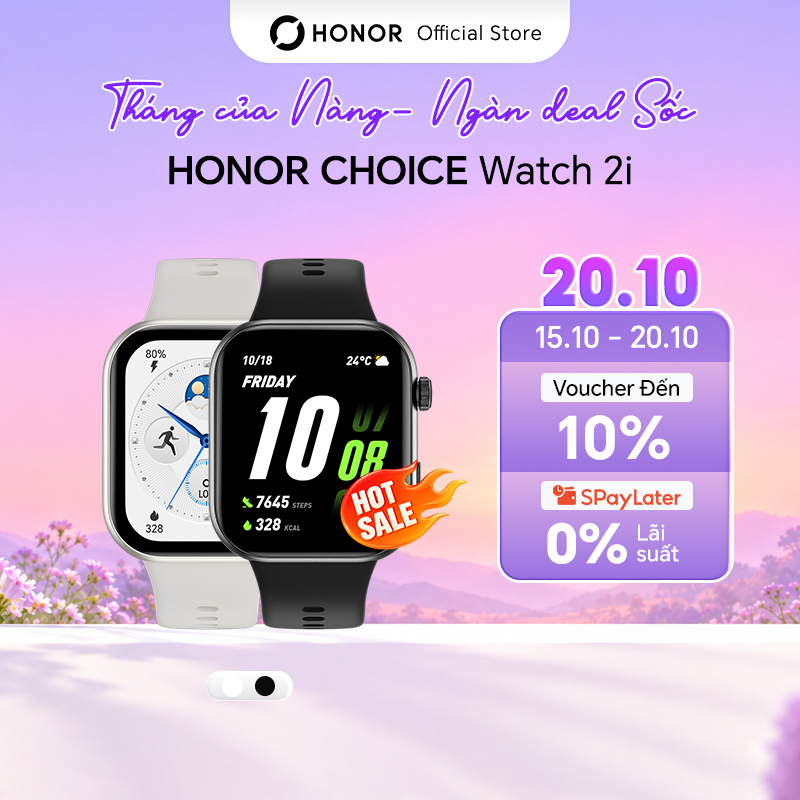 Đồng Hồ Thông Minh HONOR Choice Watch 2i | Màn hình  1.85 " AMOLED, Pin 14 ngày