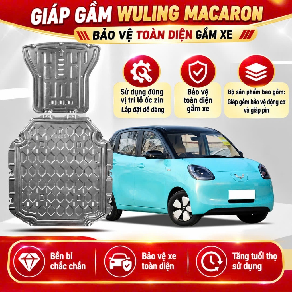 MACARON - Giáp gầm dành cho xe Wuling macaron | Shopee Việt Nam