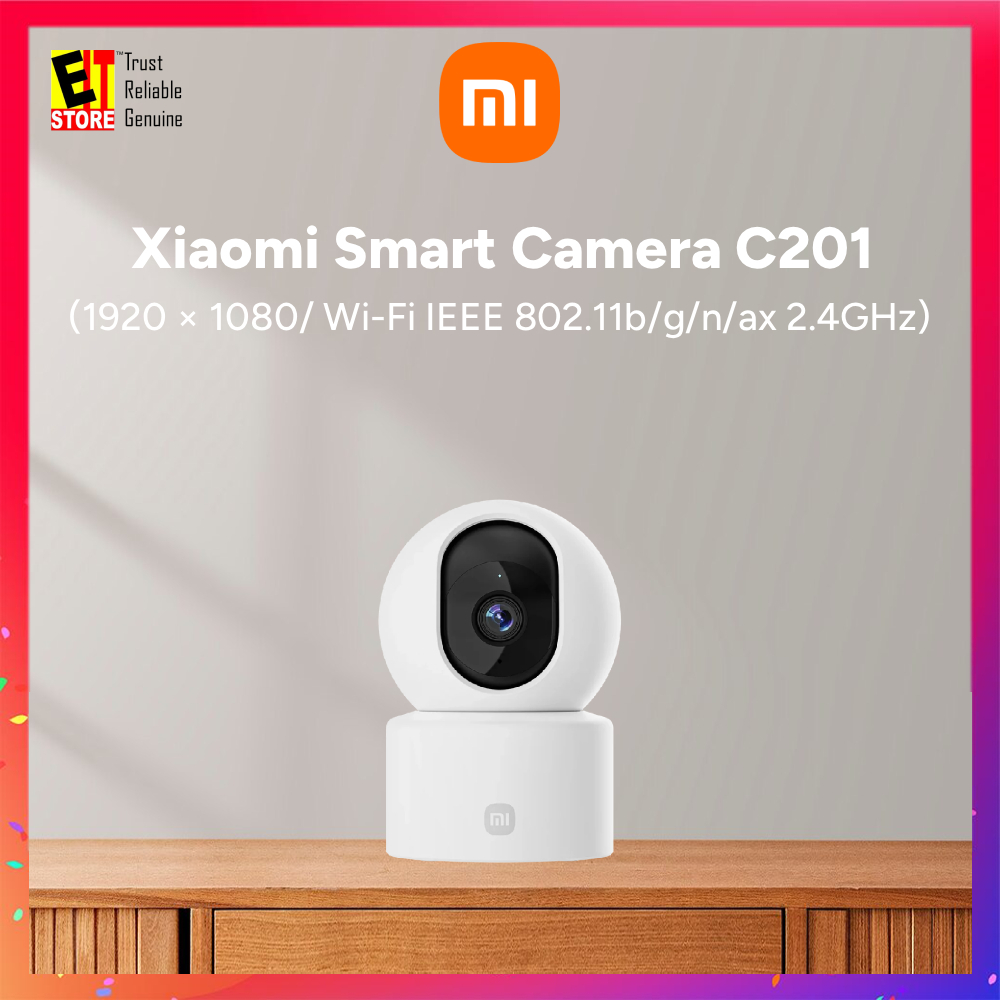 Xiaomi Smart Camera C201 (1920 × 1080/ Wi-Fi IEEE 802.11b/g/n/ax 2.4GHz)