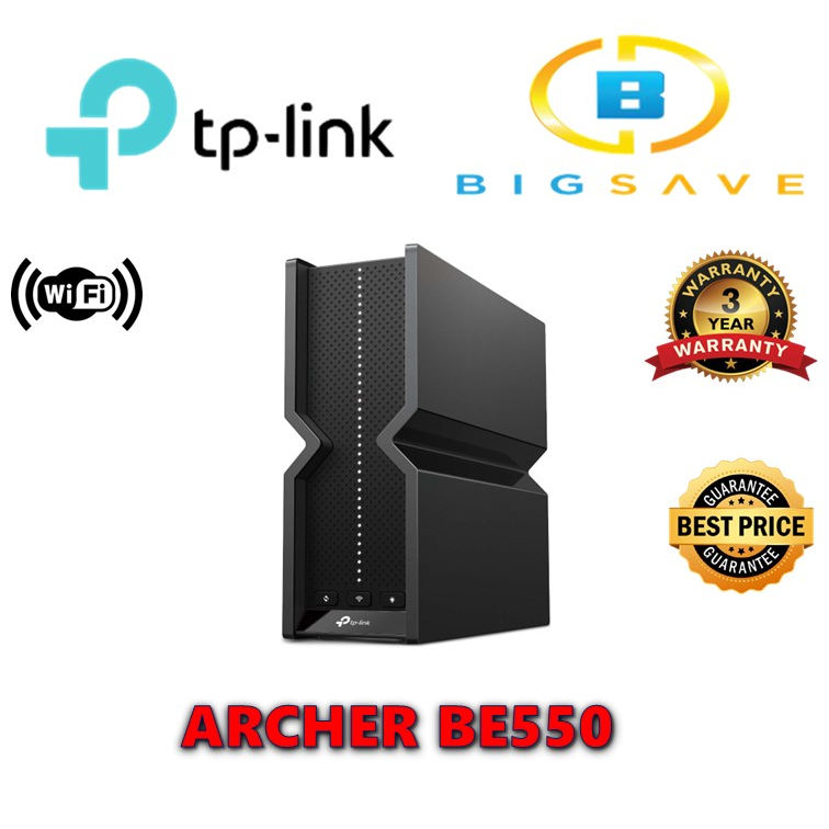 TP-LINK ARCHER BE550 BE9300 TRI-BAND WI-FI 7 ROUTER