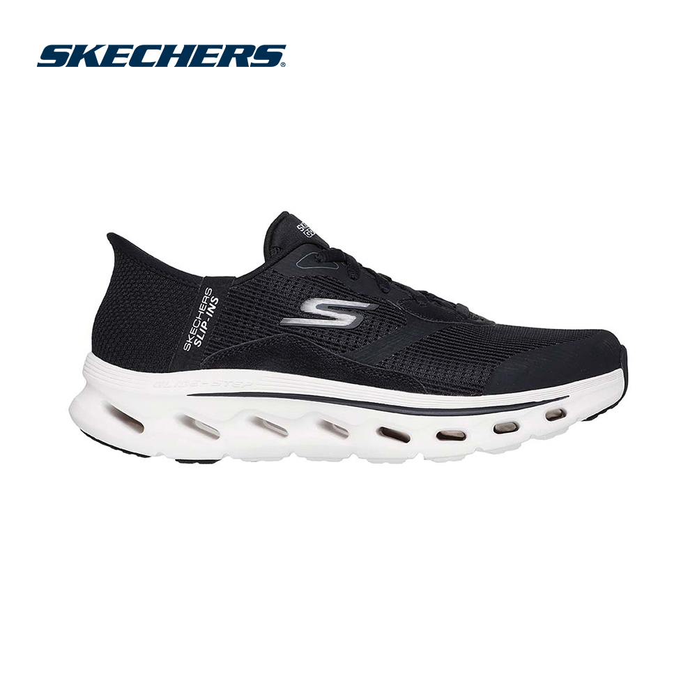 Skechers Women Slip-Ins GOwalk Glide-Step 2.0 Belah Walking Shoes - 125115-BKW Air-Cooled Goga Mat Kasut Sneaker Casual Perempuan SALE