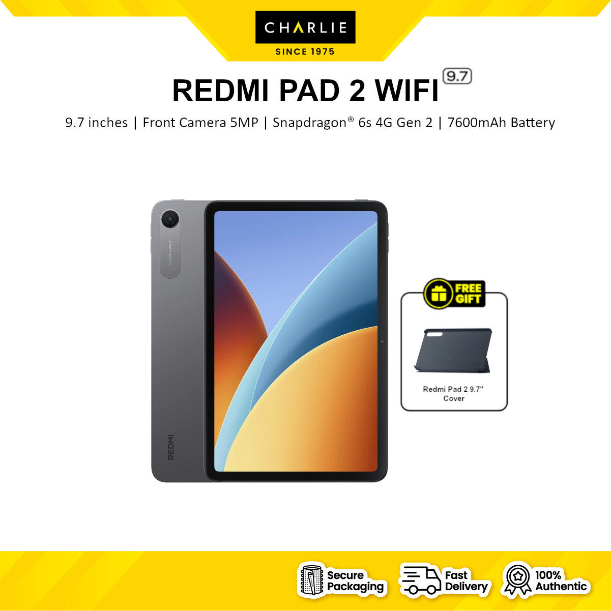 [FREE COVER] REDMI PAD 2 9.7" WIFI (4GB RAM+128GB ROM) TABLET | ORIGINAL REDMI MALAYSIA