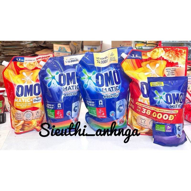 Nước Giặt OMO Matic 3,6kg | Shopee Việt Nam