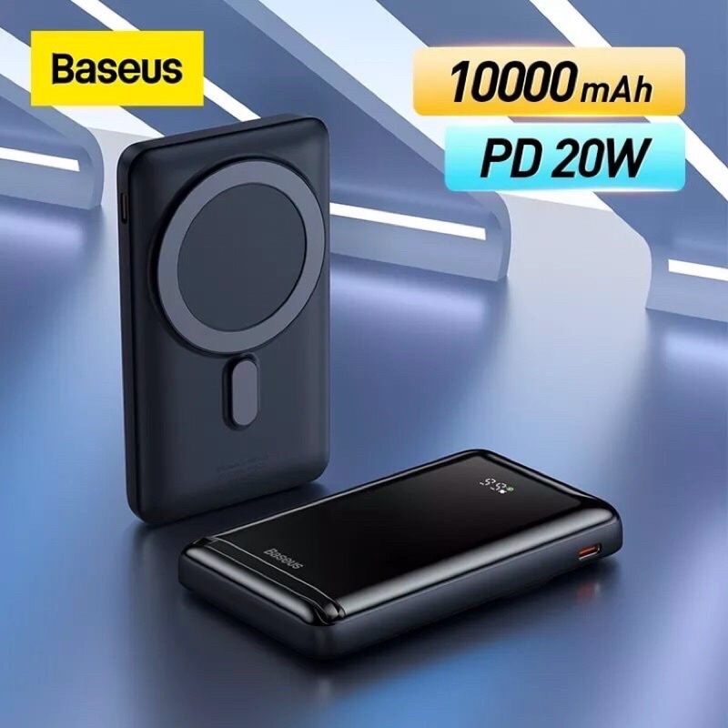 Sạc dự phòng Baseus 20W magsafe dung lượng 10000 mAh có giá đỡ | Shopee Việt Nam