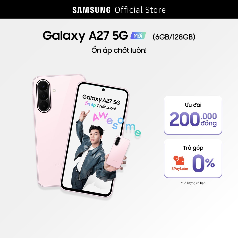 Điện Thoại Samsung Galaxy A27 5G 6GB/128GB | Shopee Việt Nam