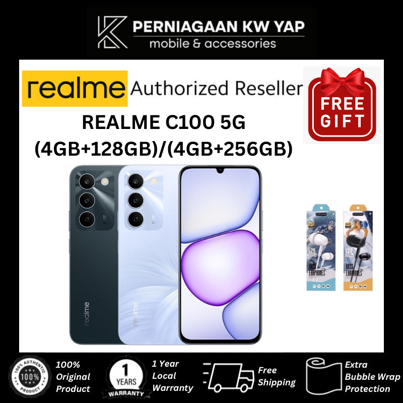 (READY STOCK) REALME C100 5G (4GB+128GB)/(4GB+256GB) WARRANTY BY REALME MALAYSIA