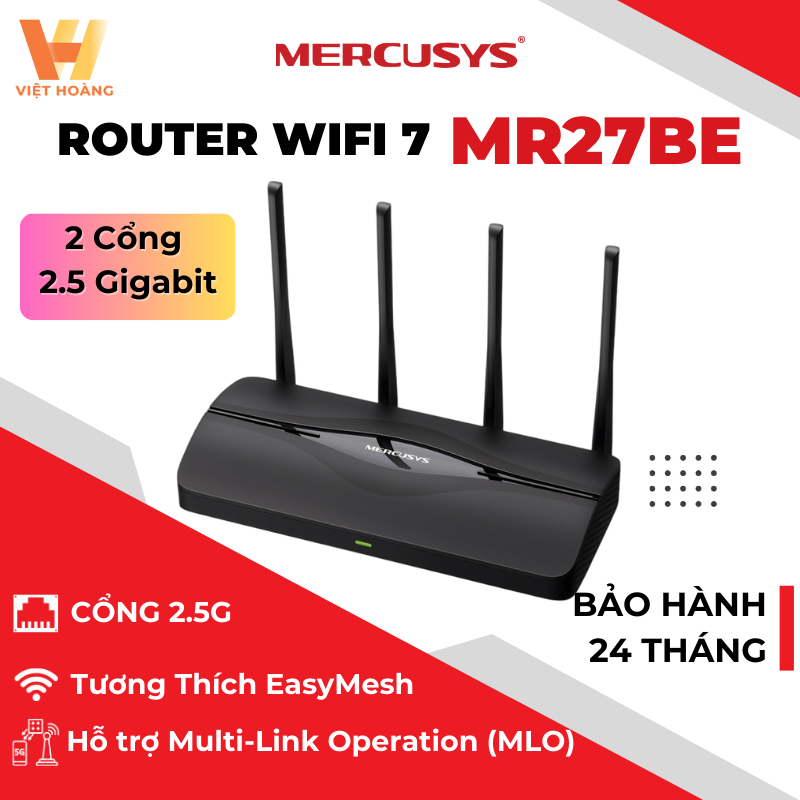 Phát Wifi Mercusys MR27BE - MR25BE Phát Wifi 7 Băng Tần Kép Chính hãng | Shopee Việt Nam