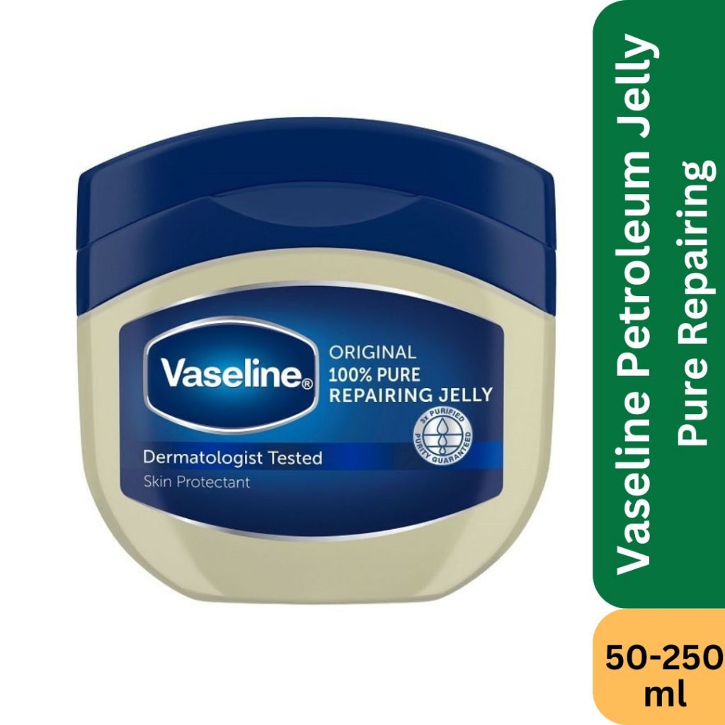 [ 50% OFF ] VASELINE 100% Pure Petroleum Jelly-50ml 100ml 250ml
