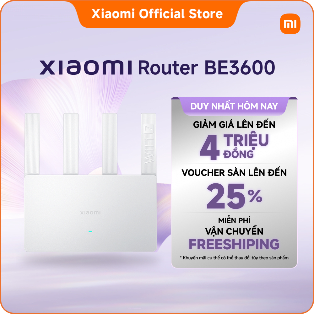 Bộ định tuyến Wi-Fi Xiaomi Router BE3600 | Shopee Việt Nam