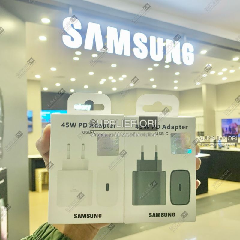 SAMSUNG 45W Type C Fast Charging Adapter 100% Original USB C Charger Head Samsung Charger