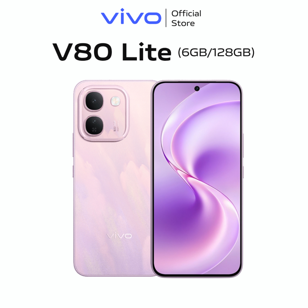 [Mới] Điện thoại vivo V80 Lite 5G (6GB+128GB) - Bảo hành Chính hãng - 1 Đổi 1 trong tháng đầu tiên | Shopee Việt Nam