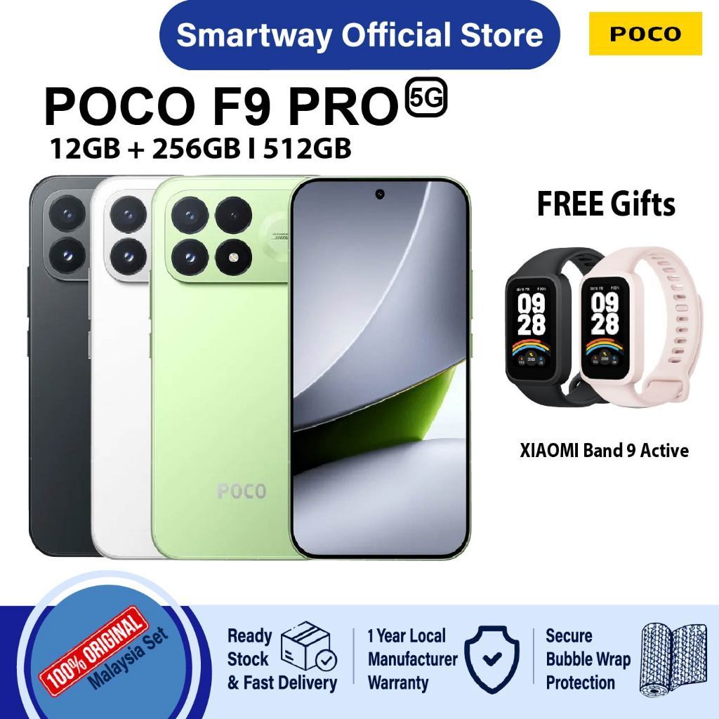POCO F9 Pro 5G [12GB RAM + 256GB/512GB ROM] | Snapdragon® 8 Elite Gen 5 V Series | Sound By Bose Tuning